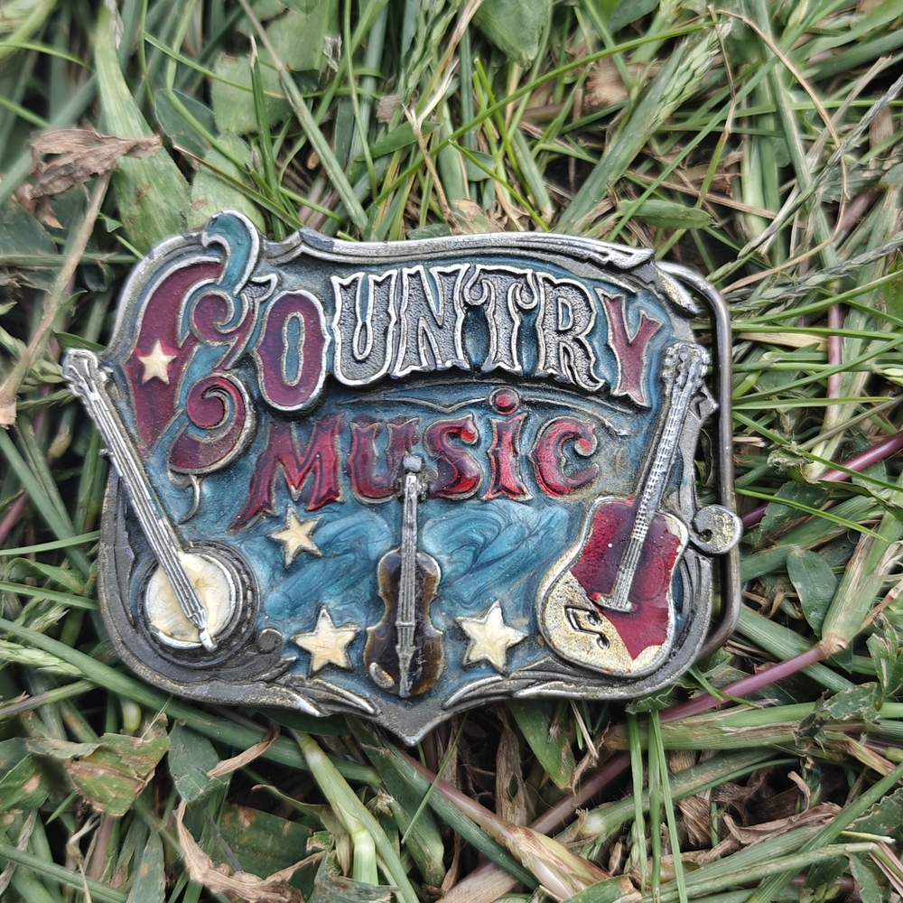 Country Music Belt Buckle